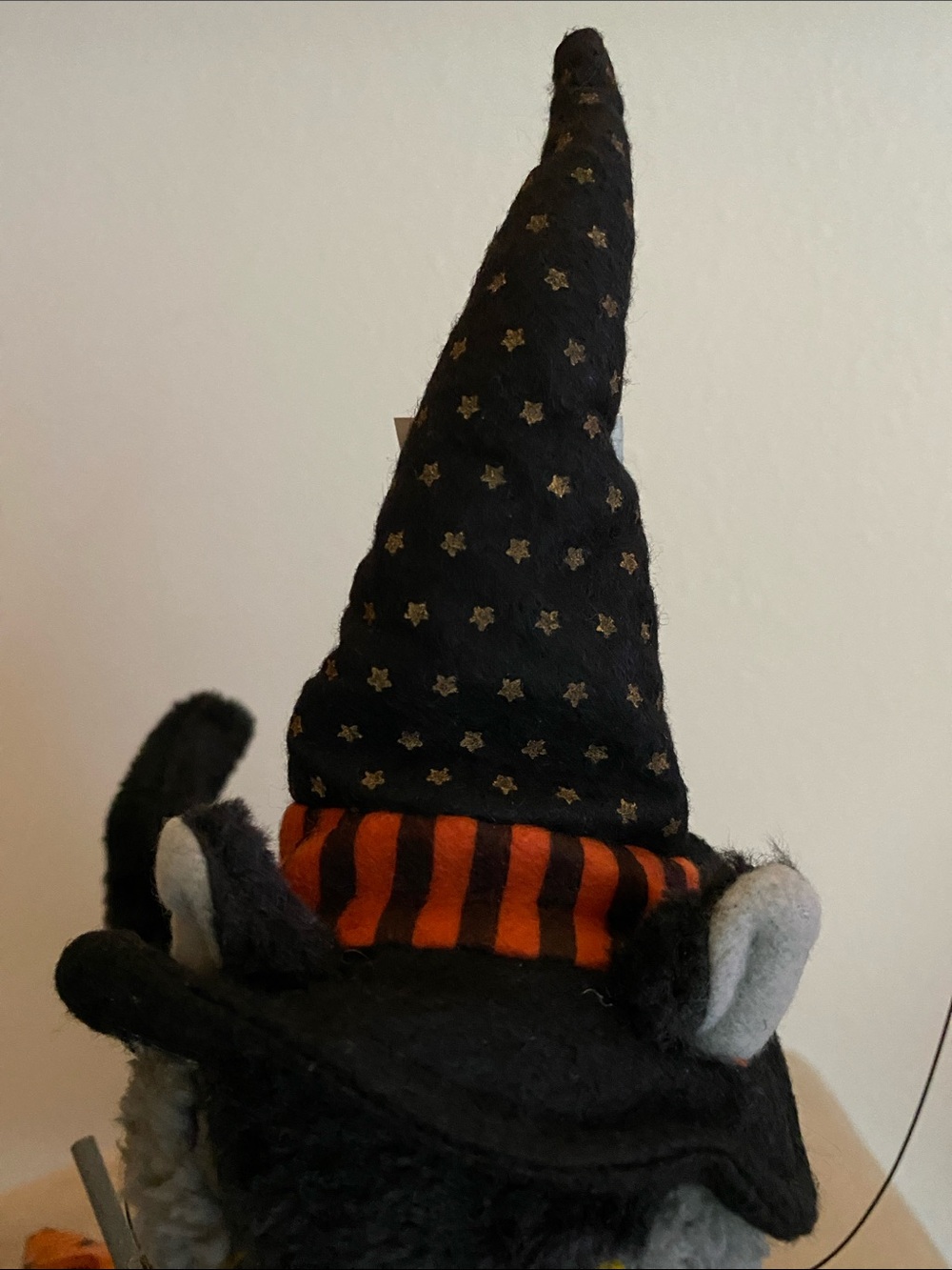 Black Cat Couple Figure Witch Costume Shelf Sitter - Picture 6 of 13